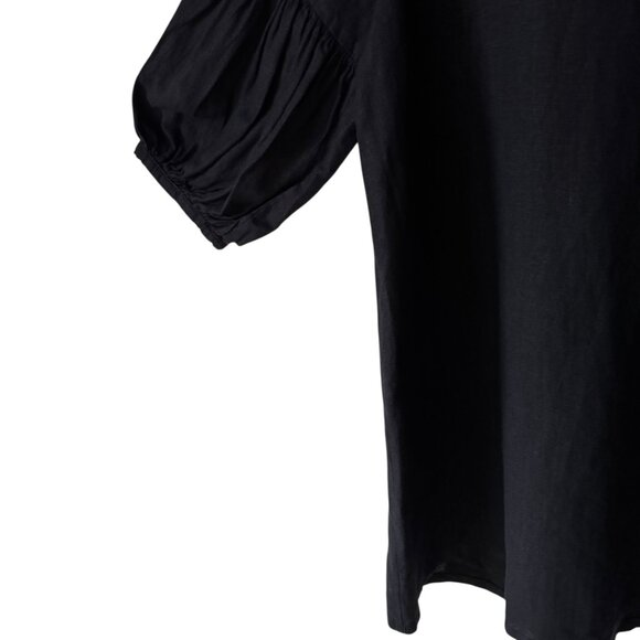 Bryn Walker XS Oversized Tunic Top Mini Dress Linen Comfy Breathable Lagenlook - Picture 9 of 16